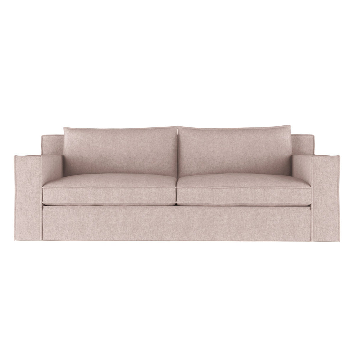 Mulberry Square Track-Arm Sofa with Flange Seam