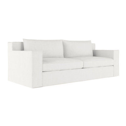Mulberry Square Track-Arm Sofa with Flange Seam