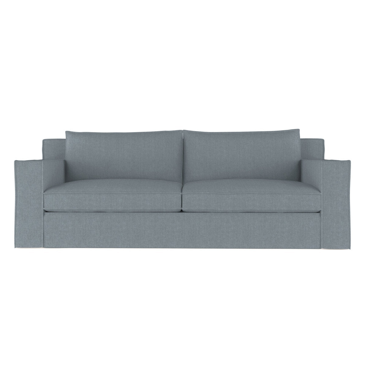 Mulberry Square Track-Arm Sofa with Flange Seam