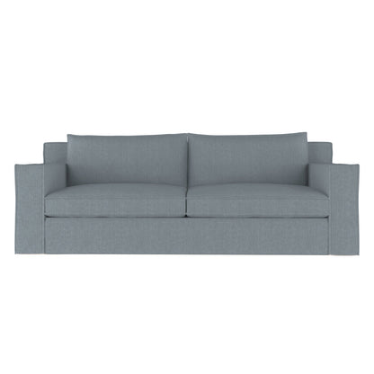 Mulberry Square Track-Arm Sofa with Flange Seam