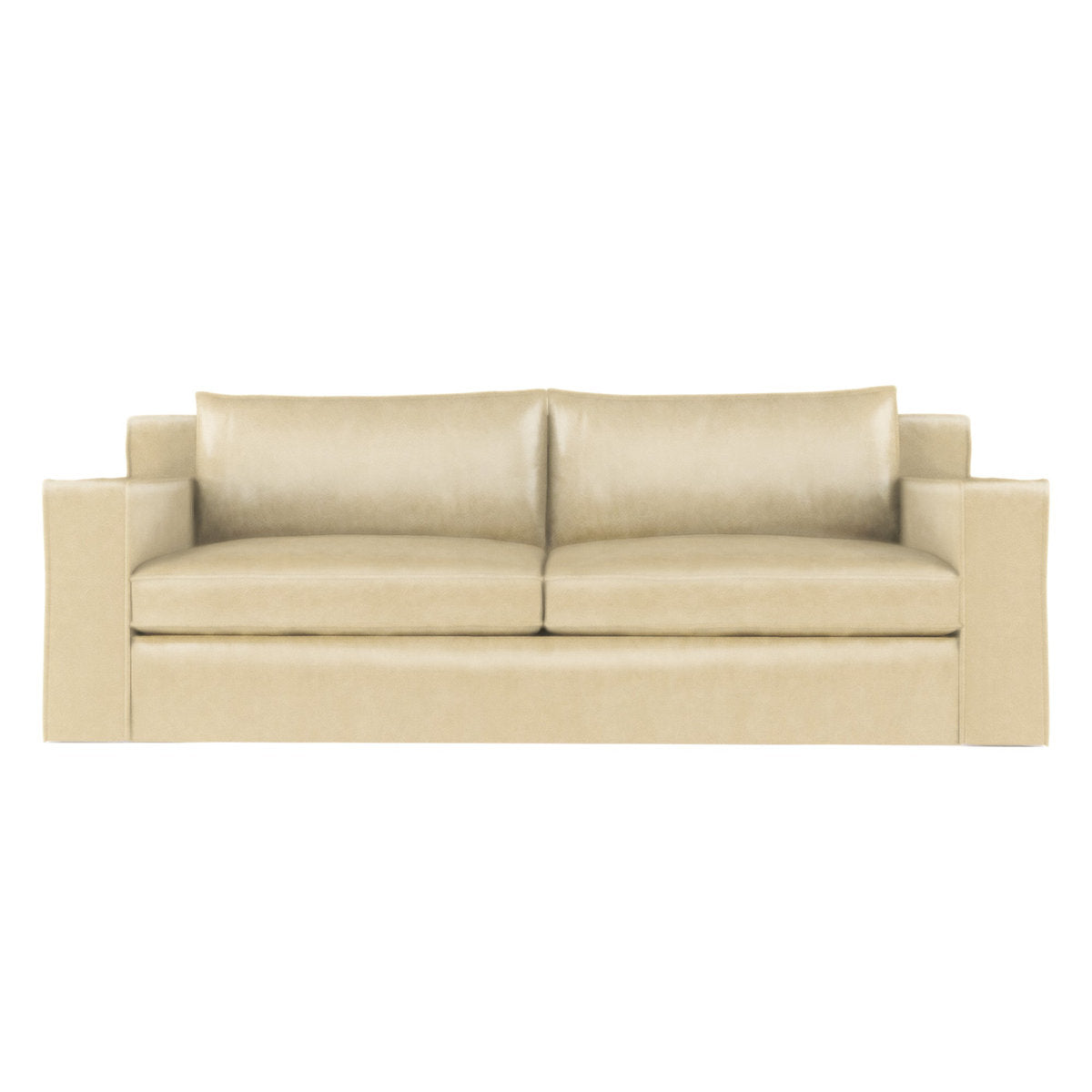 Mulberry Square Track-Arm Sofa with Flange Seam