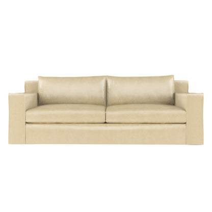 Mulberry Square Track-Arm Sofa with Flange Seam