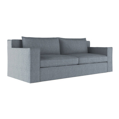 Mulberry Square Track-Arm Sofa with Flange Seam