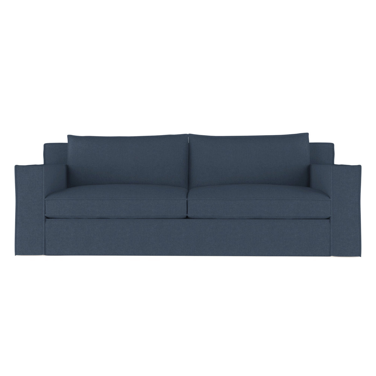 Mulberry Square Track-Arm Sofa with Flange Seam