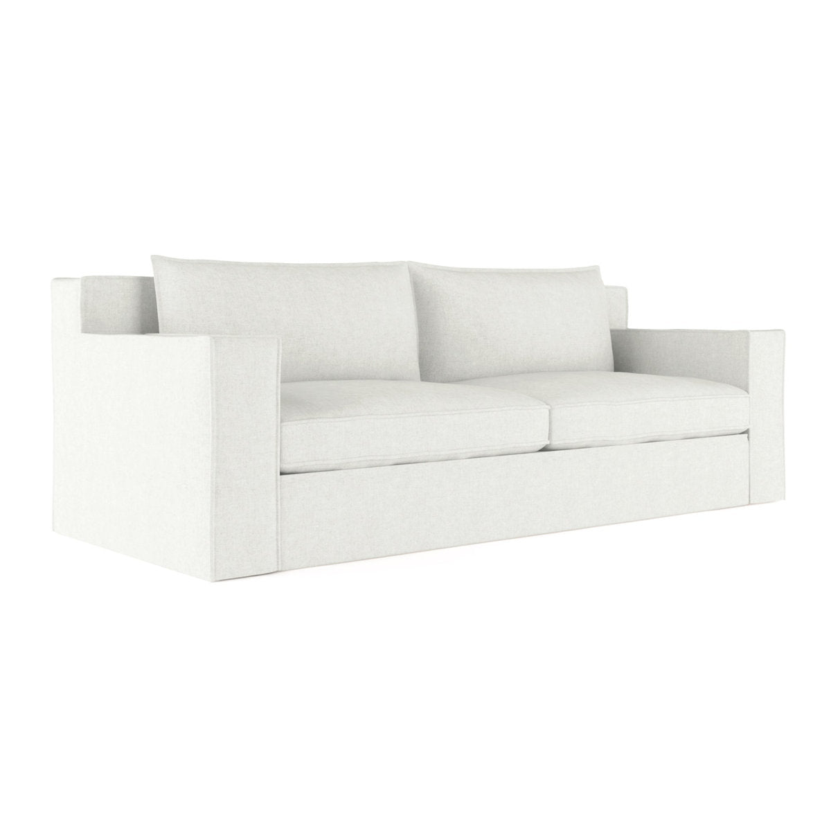 Mulberry Square Track-Arm Sofa with Flange Seam