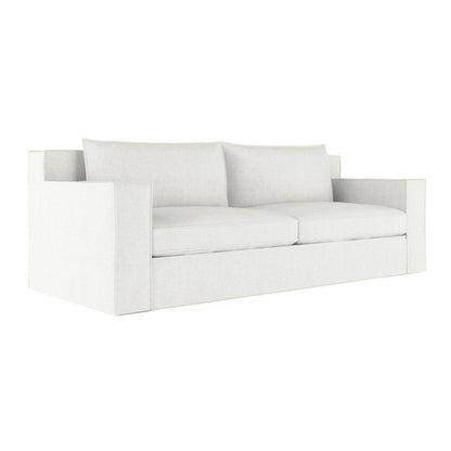 Mulberry Square Track-Arm Sofa with Flange Seam