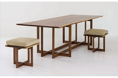 Mura Solid Wood Dining Table