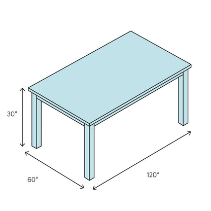 Mura Solid Wood Dining Table