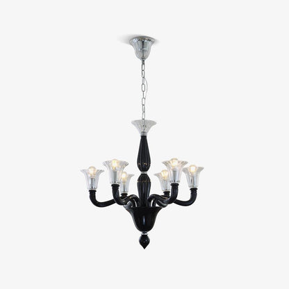 Black Candle Chandelier