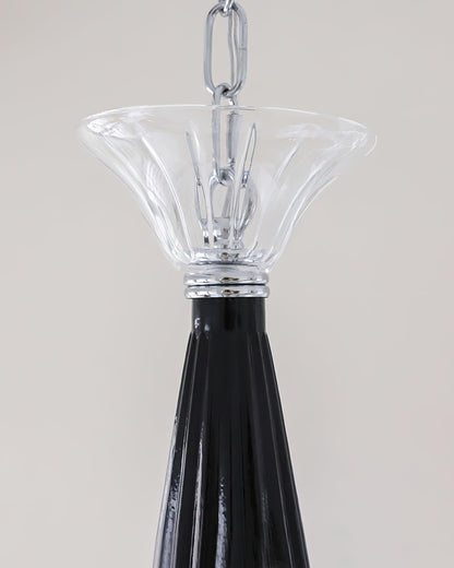 Black Candle Chandelier