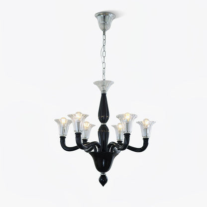 Black Candle Chandelier