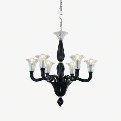 Black Candle Chandelier