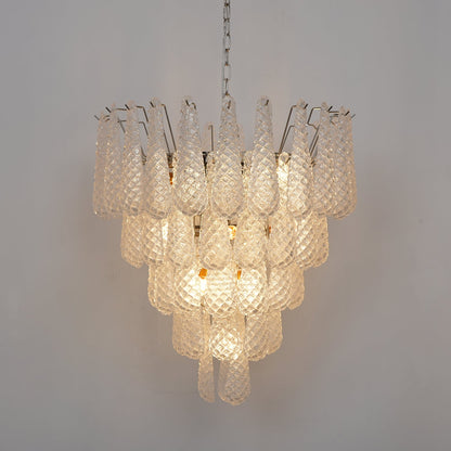 Glass Droplet Chandelier