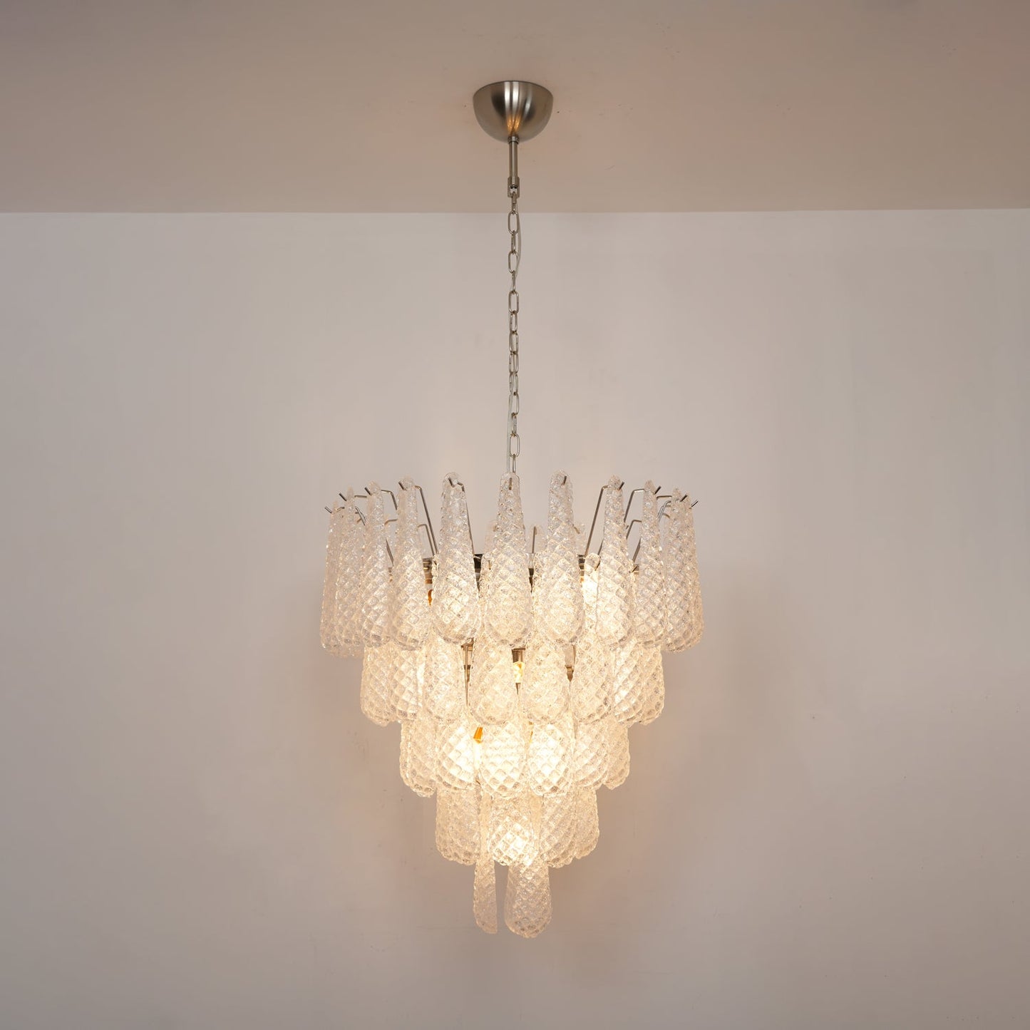 Glass Droplet Chandelier