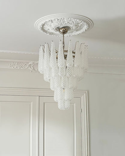 Glass Droplet Chandelier