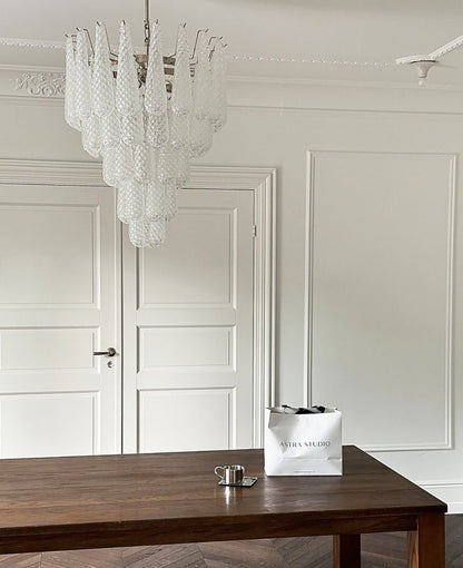 Glass Droplet Chandelier