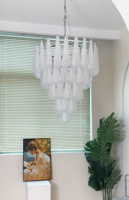 Glass Droplet Chandelier