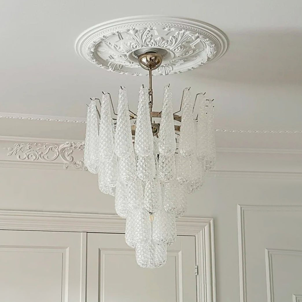 Glass Droplet Chandelier