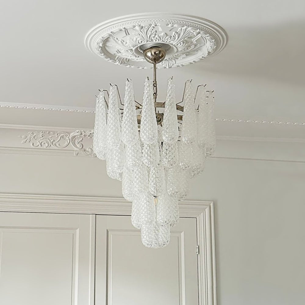 Glass Droplet Chandelier
