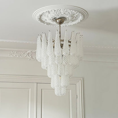 Glass Droplet Chandelier