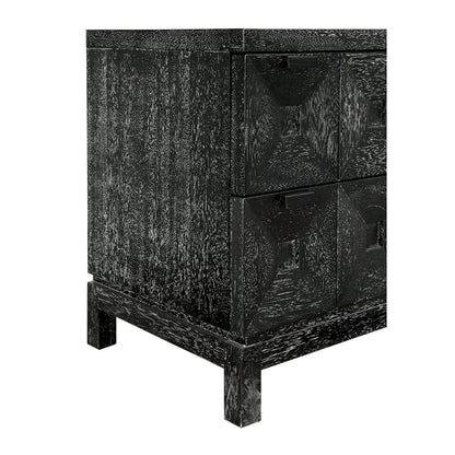 Musashi 2 Drawer, Large, Black Walnut