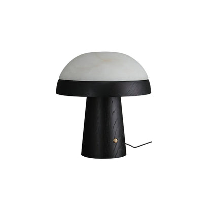 Mushroom Cloud Alabaster Table Lamp