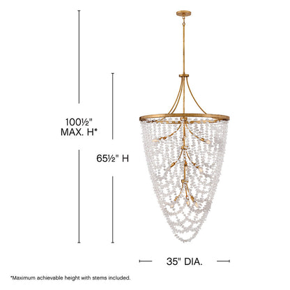 Myra 12 - Light Chandelier