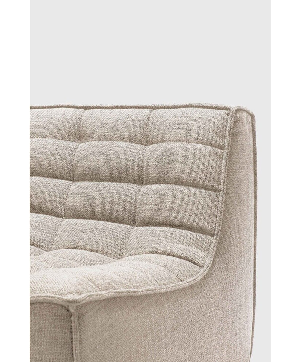 N701 Modular Sofa Set - Combo Left - 1 Seater + 3 Seater + 90掳 Round Corner