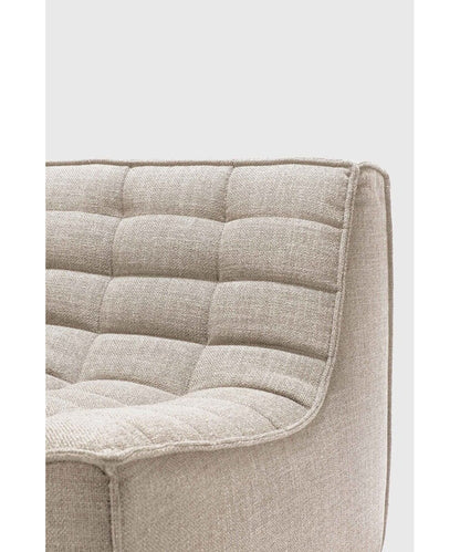 N701 Modular Sofa Set - Combo Left - 1 Seater + 3 Seater + 90掳 Round Corner