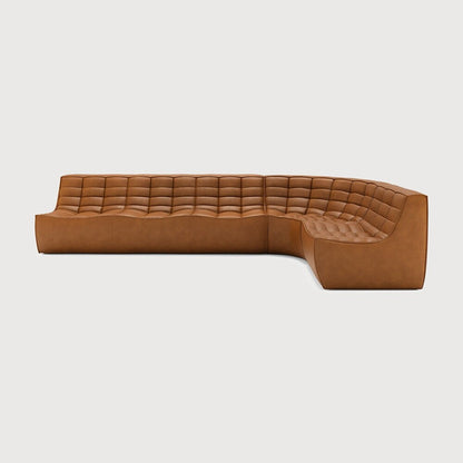 N701 Modular Sofa Set - Combo Left - 1 Seater + 3 Seater + 90掳 Round Corner