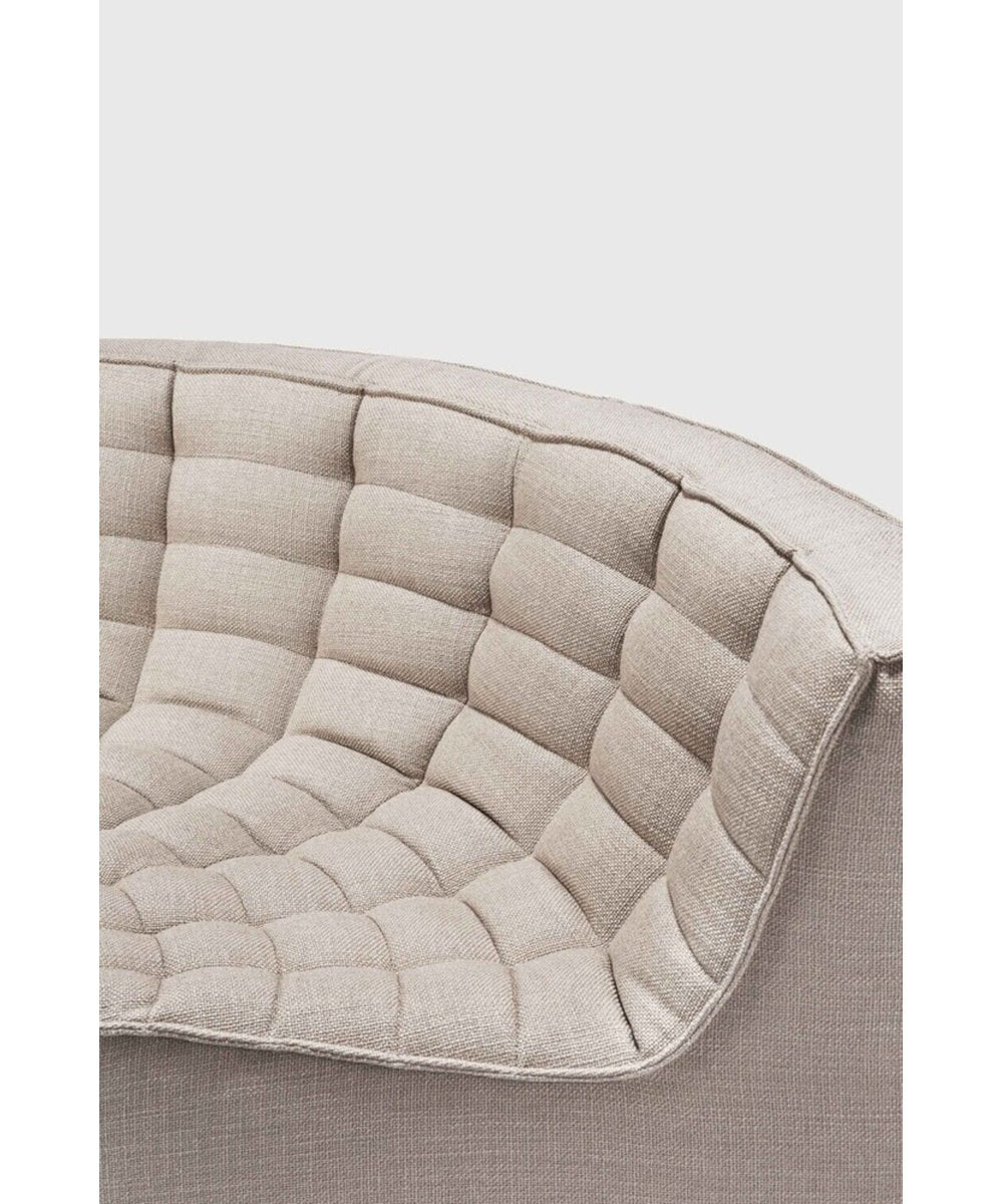 N701 Modular Sofa Set - Combo Left - 1 Seater + 3 Seater + 90掳 Round Corner