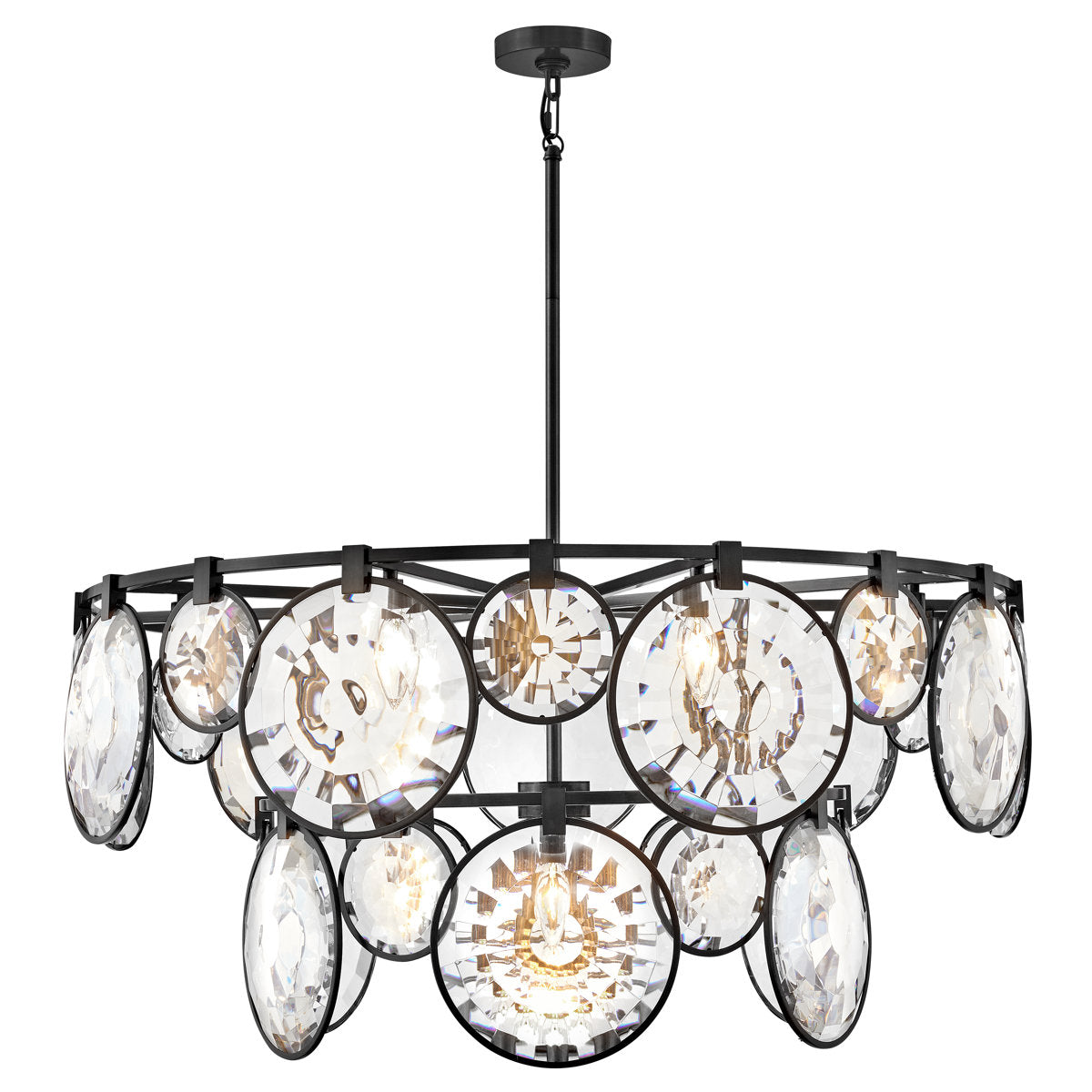 Nala 15 - Light Crystal Tiered Chandelier