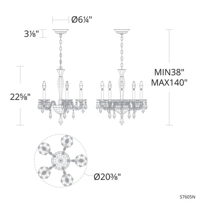 Napoli 5 - Light Chandelier