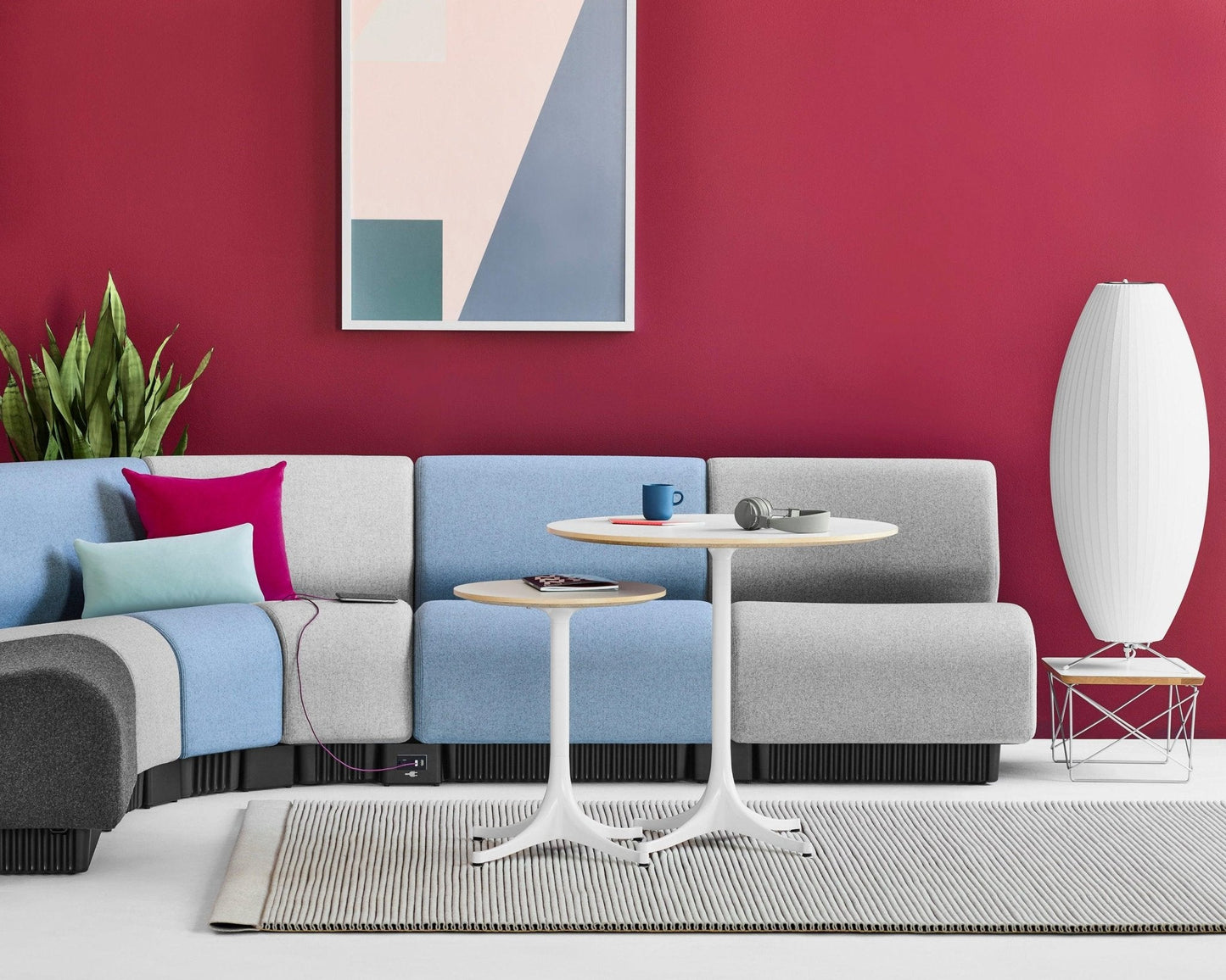 Tripod Bubble Table Lamp
