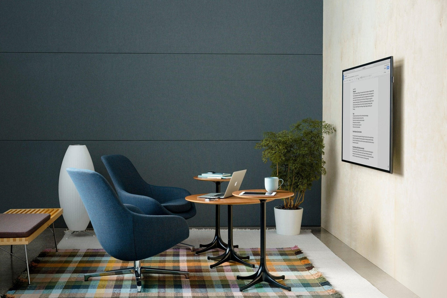 Tripod Bubble Table Lamp
