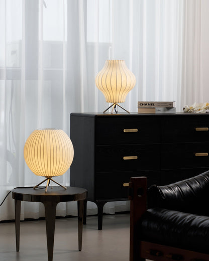 Tripod Bubble Table Lamp