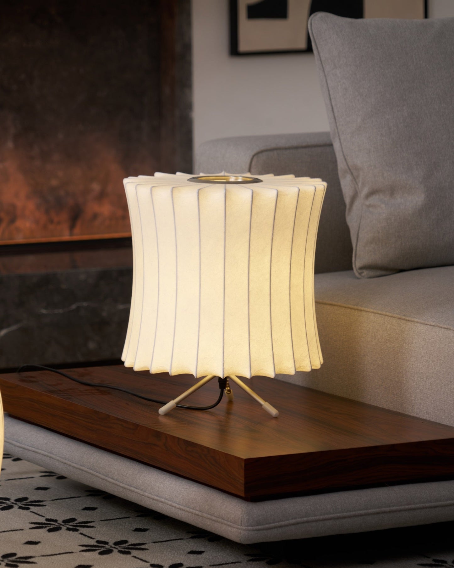 Tripod Bubble Table Lamp