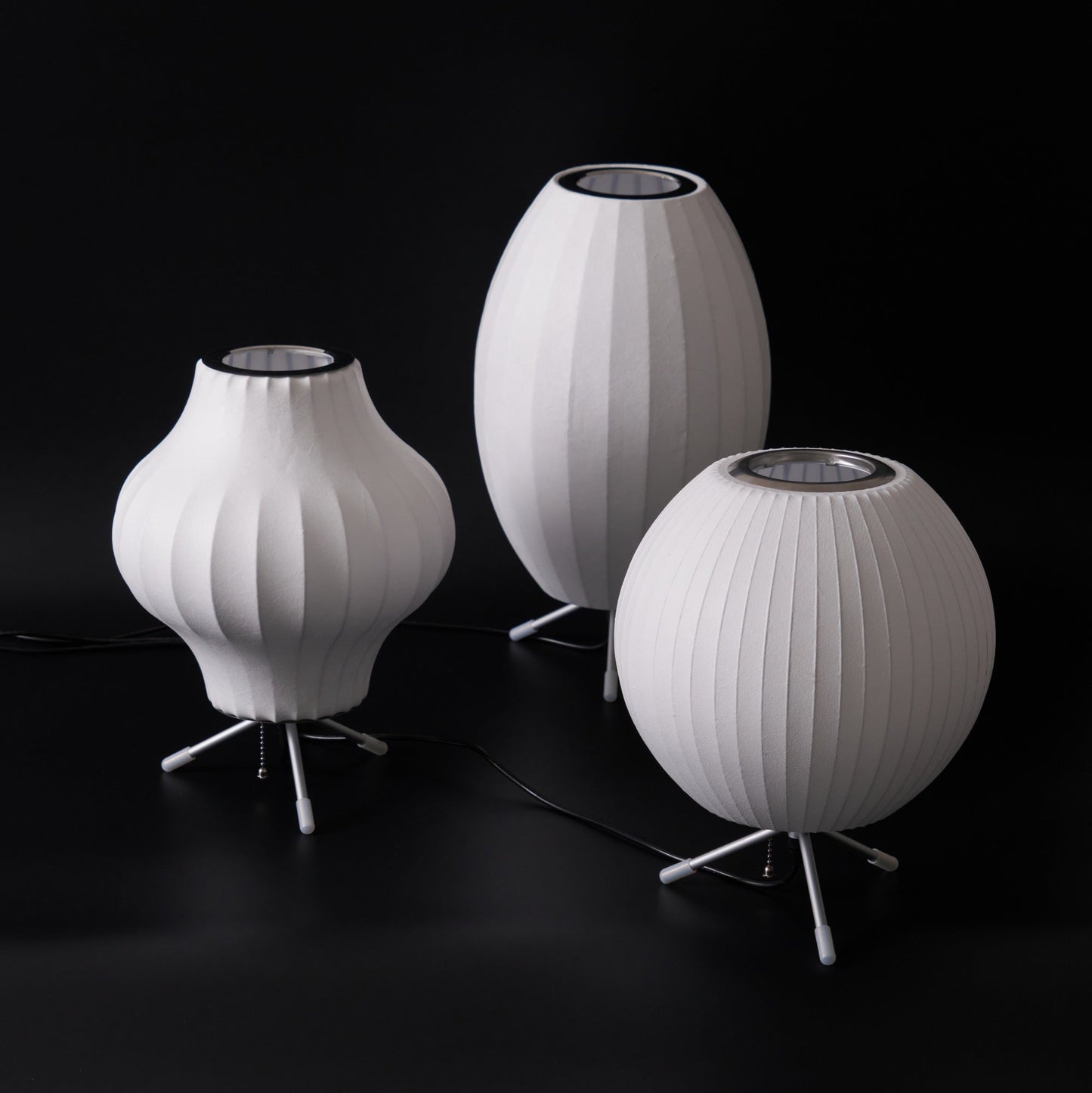 Tripod Bubble Table Lamp