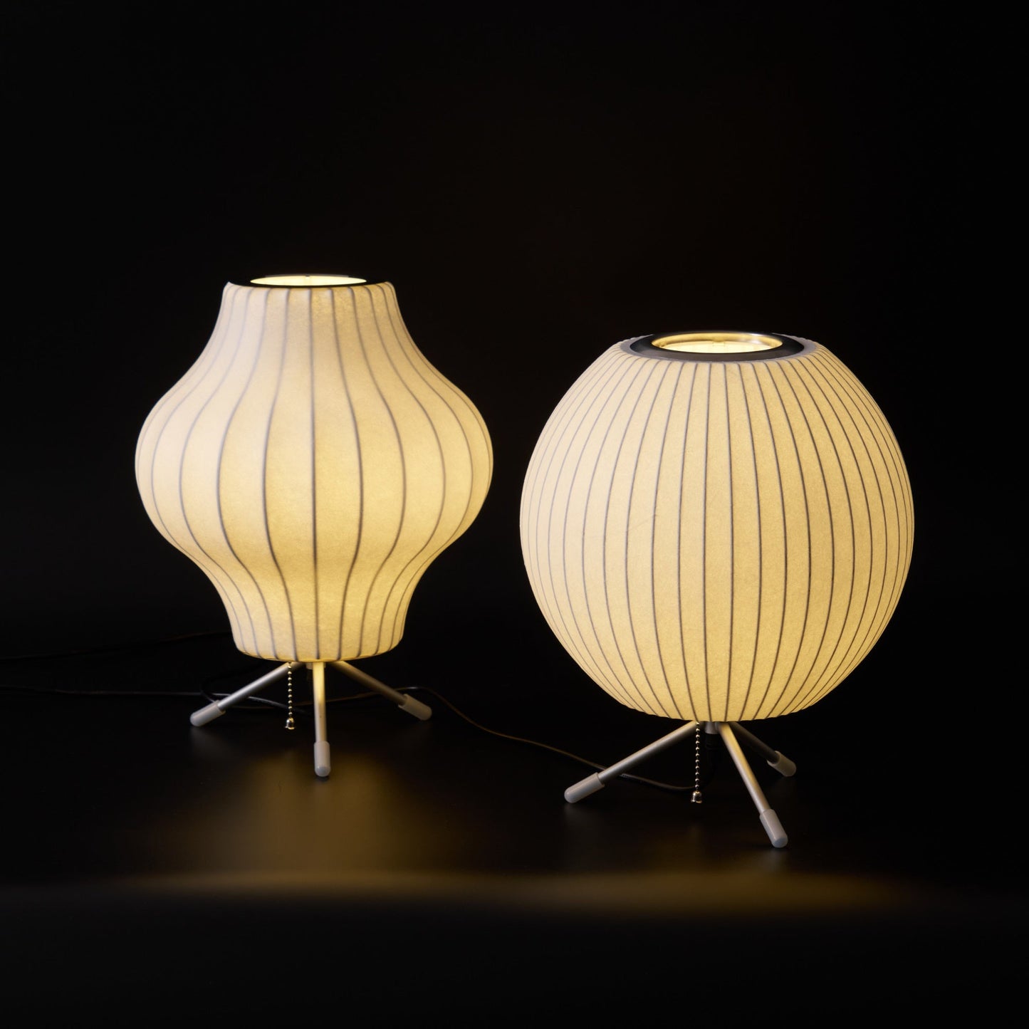 Tripod Bubble Table Lamp