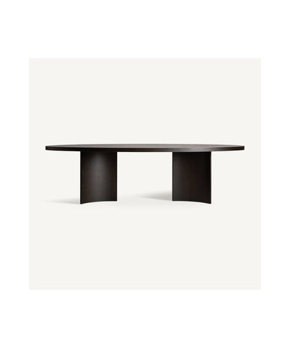 Neuvic Oval Solid Oak Dining Table