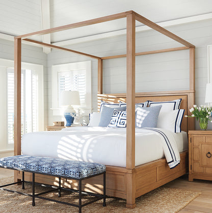 Newport Upholstered Canopy Bed