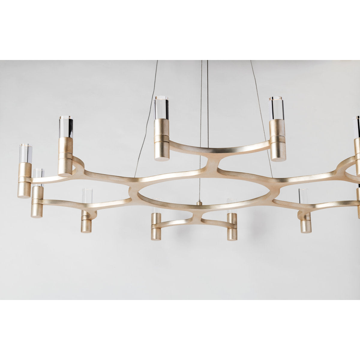 Nexus 16-Light Unique Wagon Wheel LED Chandelier