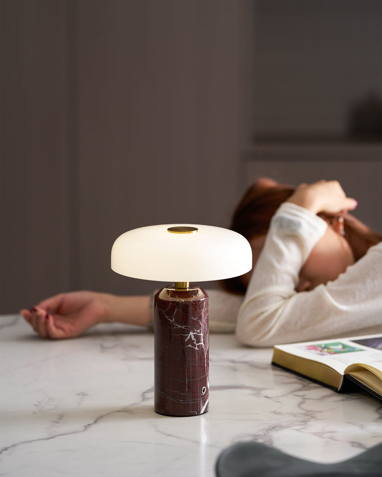 Lunara Marble Table Lamp