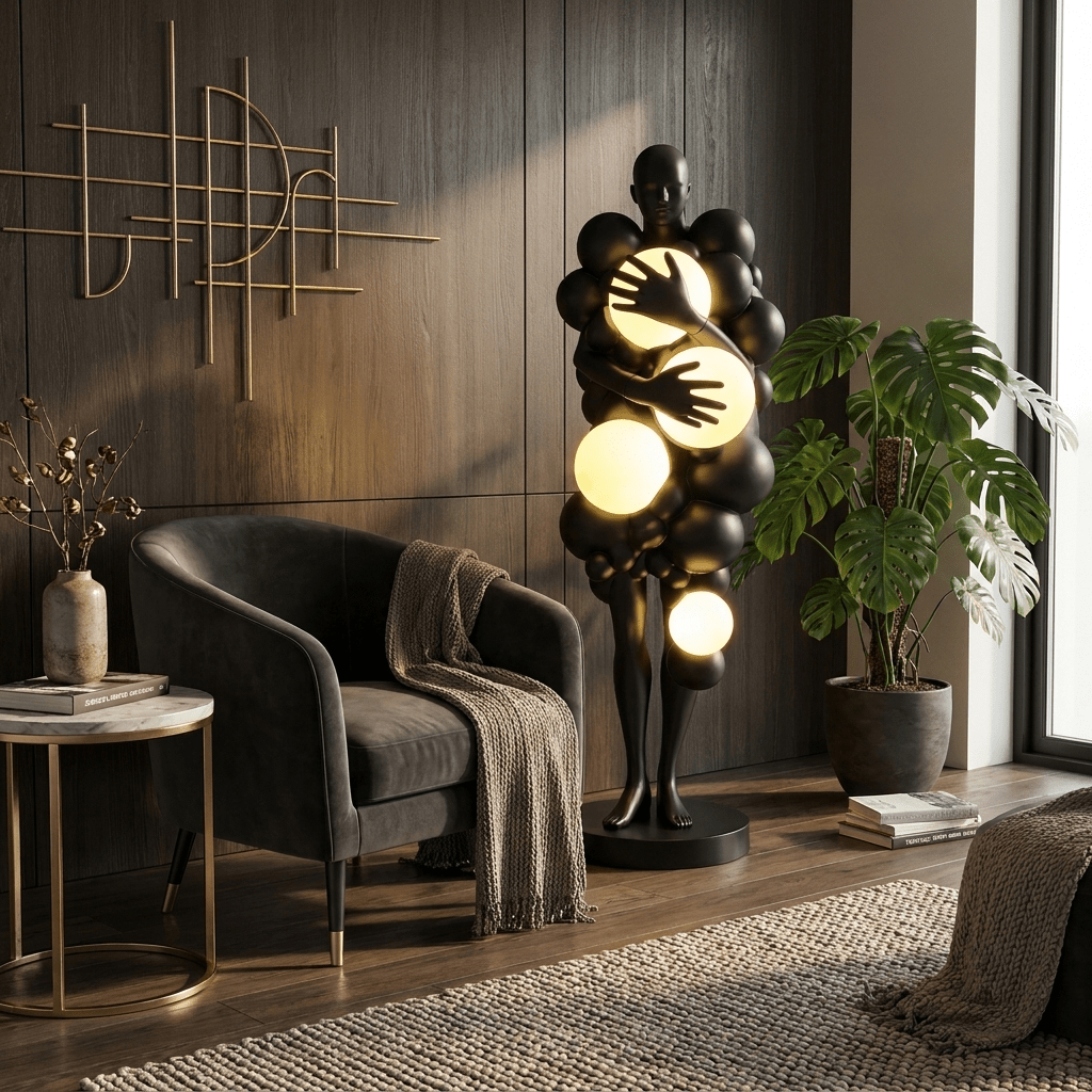 Nocturne Bloom Figure Floor Lamp