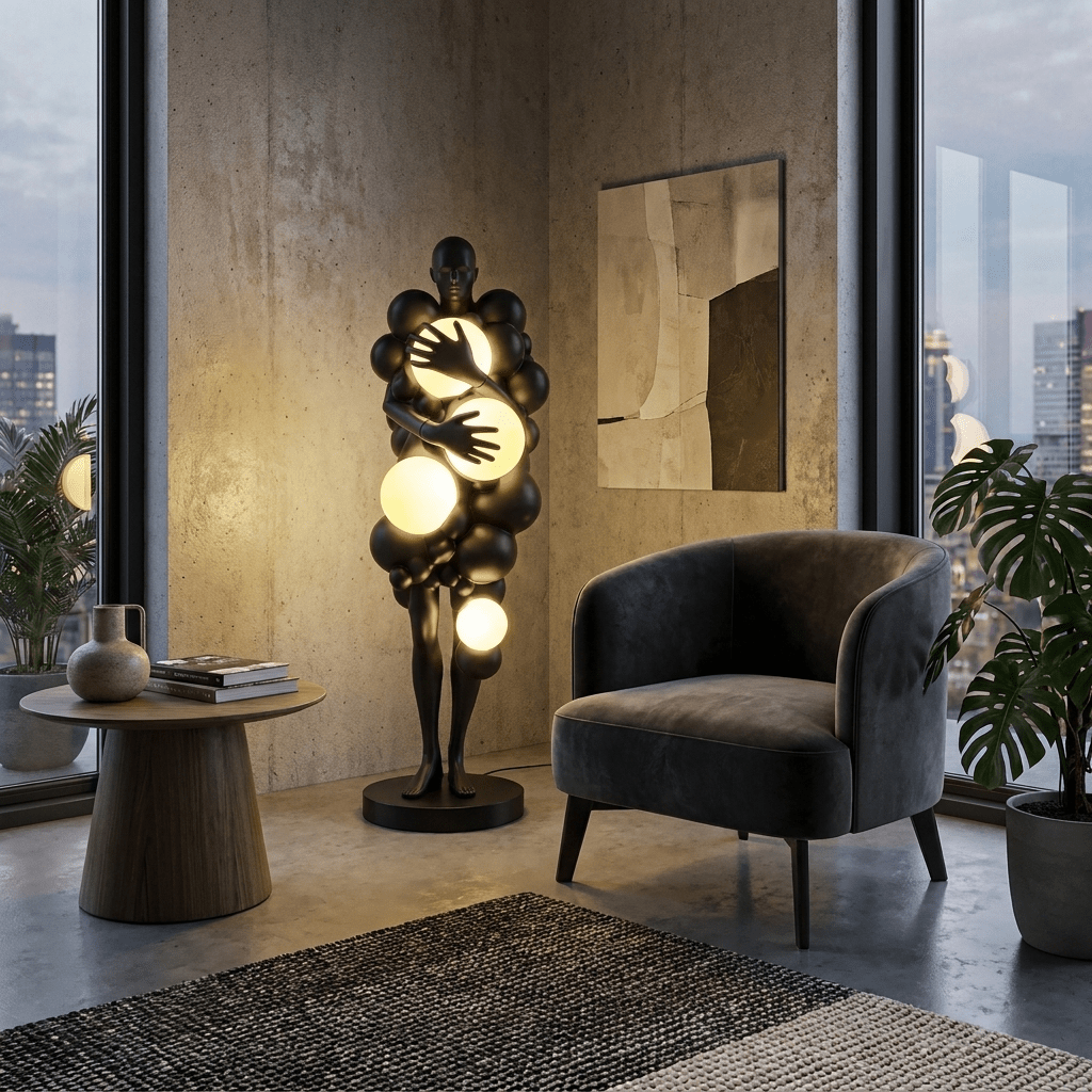 Nocturne Bloom Figure Floor Lamp