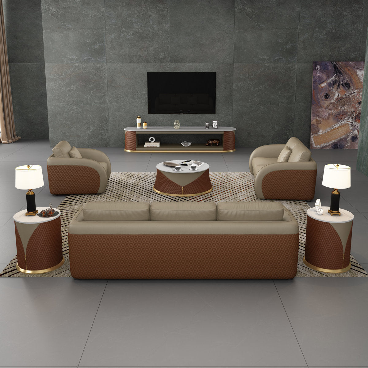 Noir Leather Club Chair
