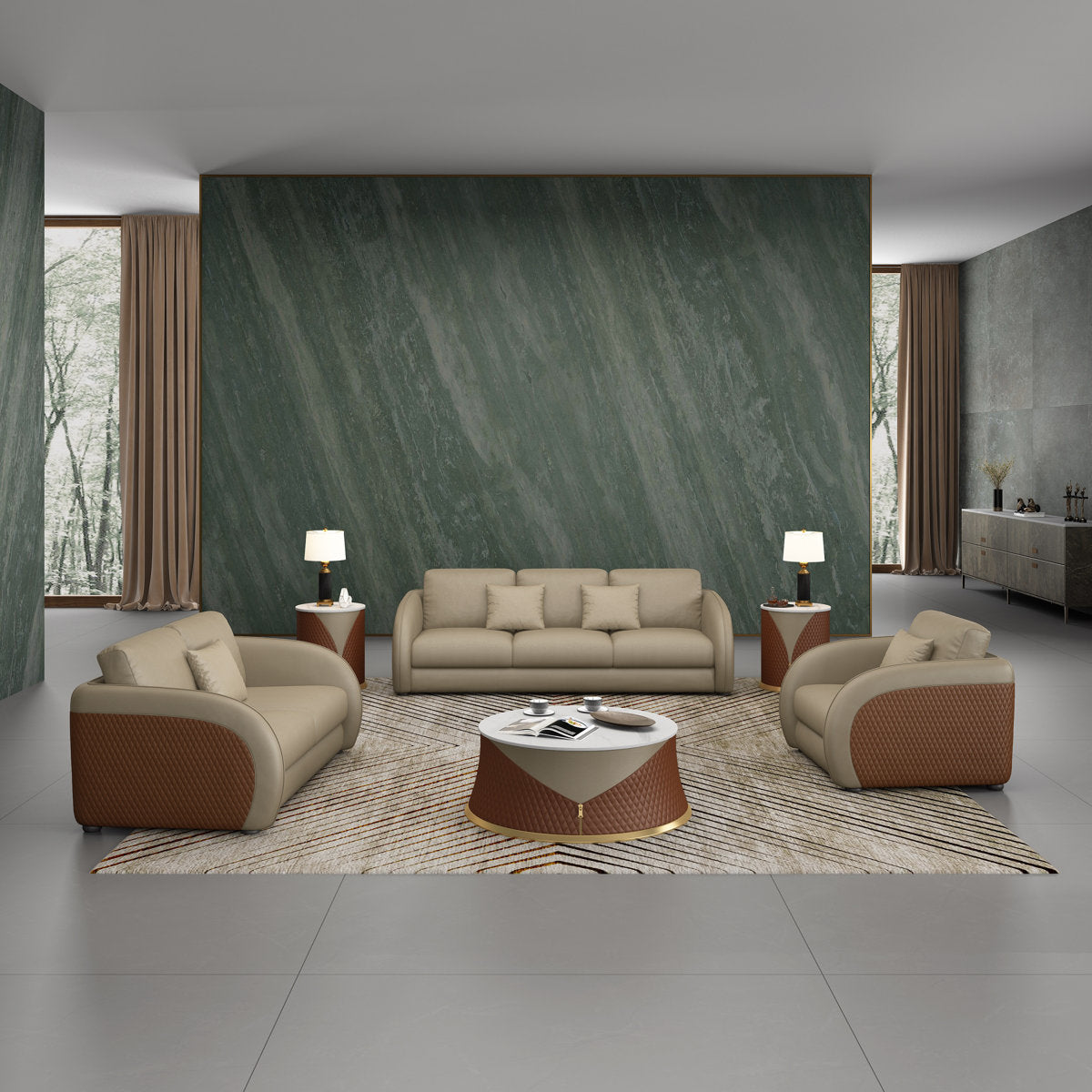 Noir Loveseat