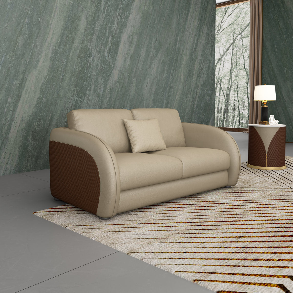 Noir Loveseat