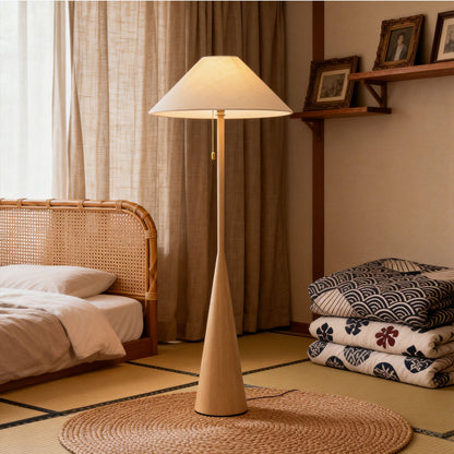 Nordic Woodgrain Floor Lamp