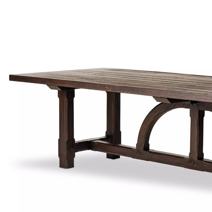 Norene Pine Wood Dining Table